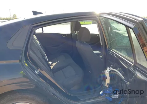 2019 Hyundai Ioniq Hybrid Blue из США, поврежденный, VIN KMHC65LCXKU180030